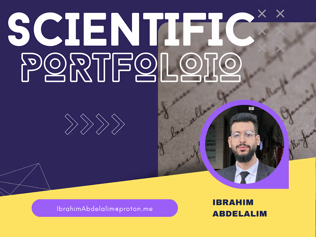 Cover image for My portfolio for scientific writing samples.