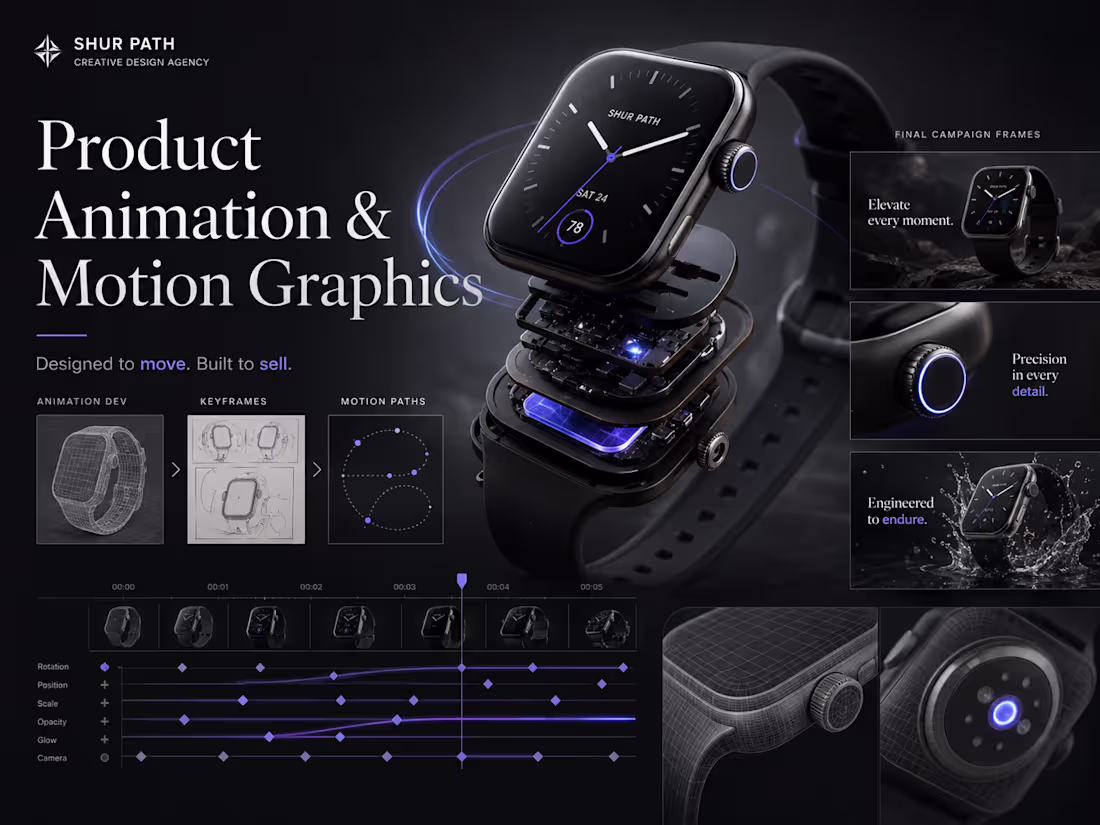 Cover image for Product Animation & Motion Graphics