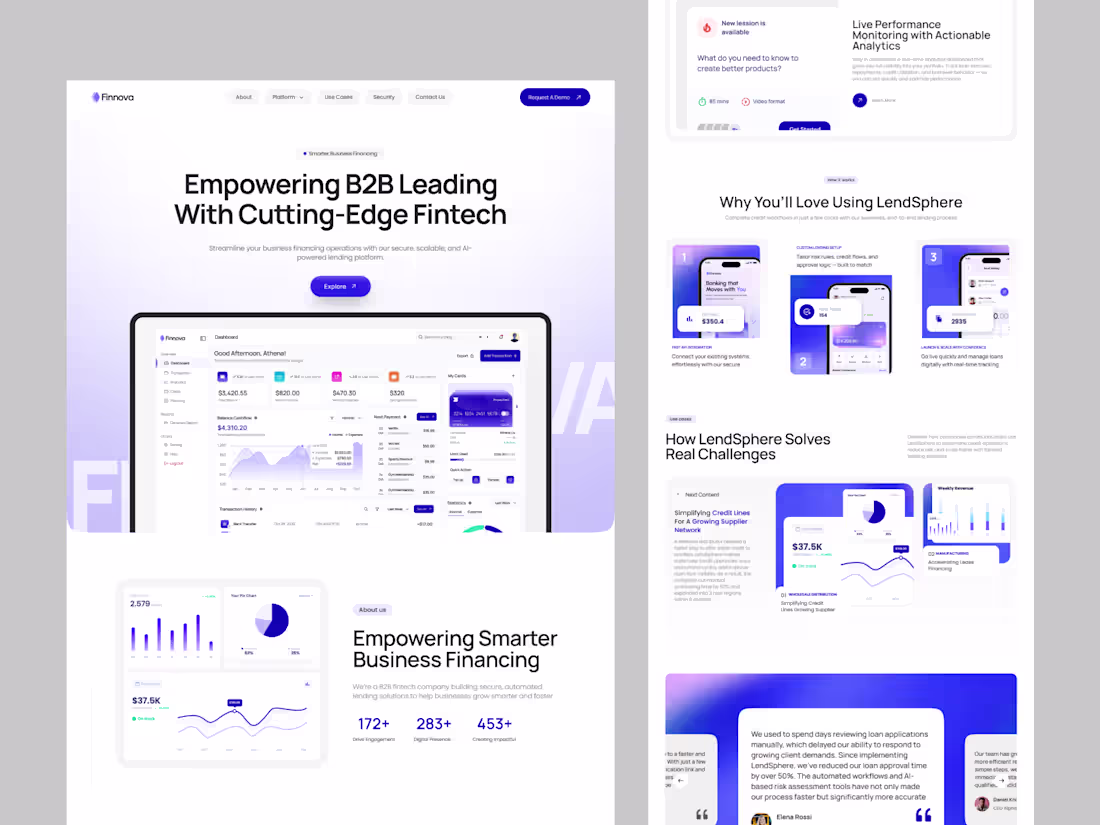 Cover image for Smarter B2B lending. AI-powered. Seamless.