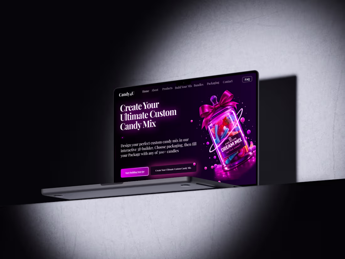 Cover image for Premium UI/UX Design for Candy4U