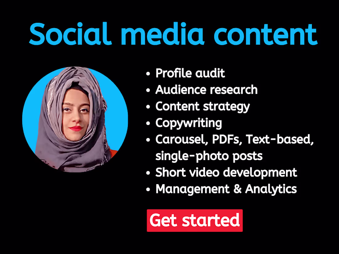 Cover image for Social Media Content Creation & Management
