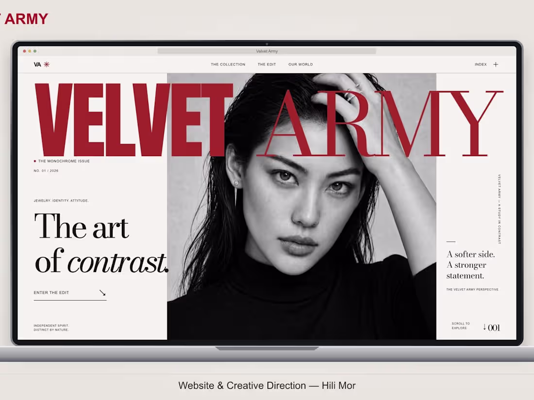 Cover image for Velvet Army — Editorial Website & Creative Direction
