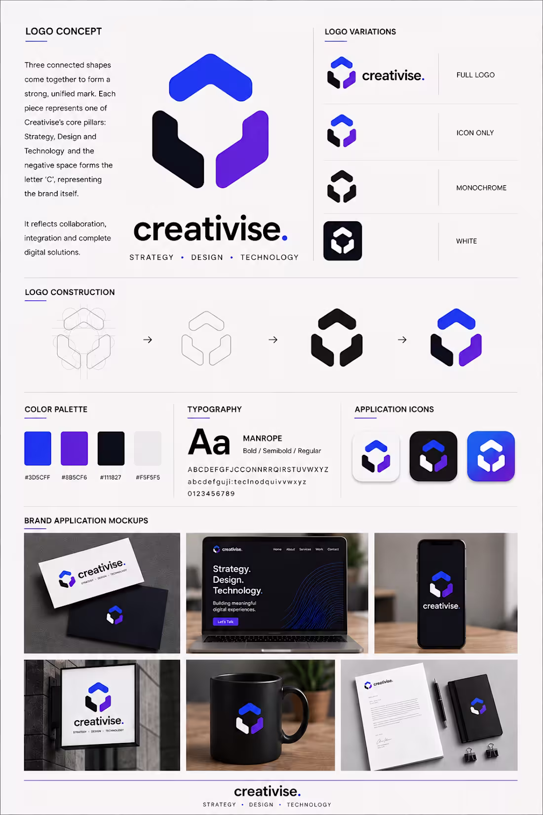 Cover image for A complete brand identity concept