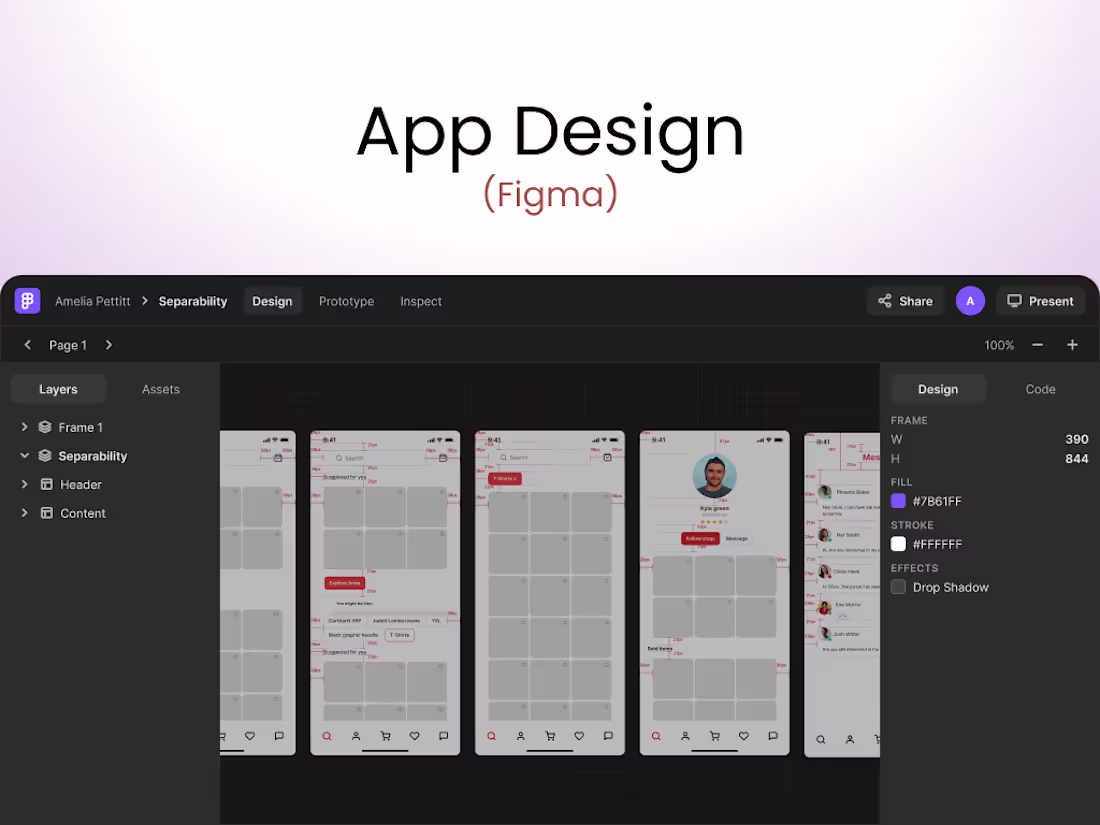 Cover image for App Design — Figma