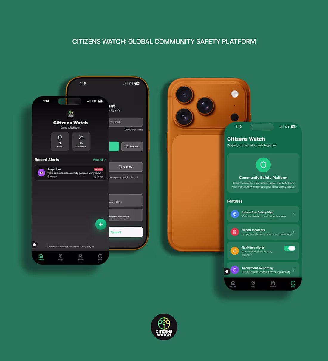 Cover image for Hello Everyone, Introducing Citizens Watch. Billions of peop...