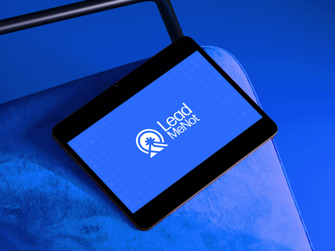 Cover image for LeadMeNot | Logo Refresh • Pitch Deck Design
