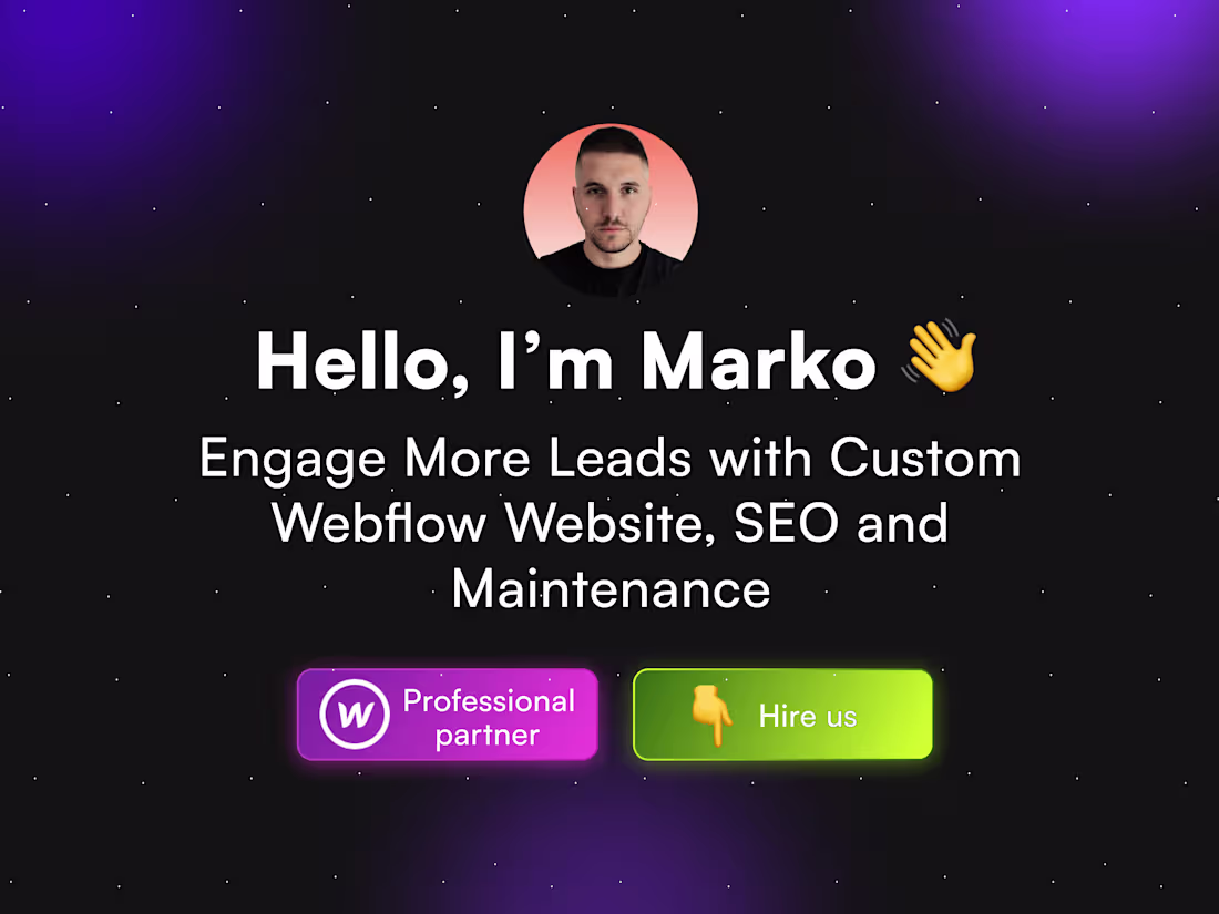 Cover image for Engage More Leads with Custom Webflow Websites and Maintenance