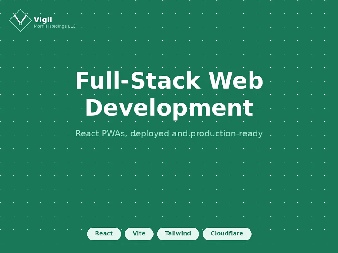 Cover image for Full-Stack Web Development