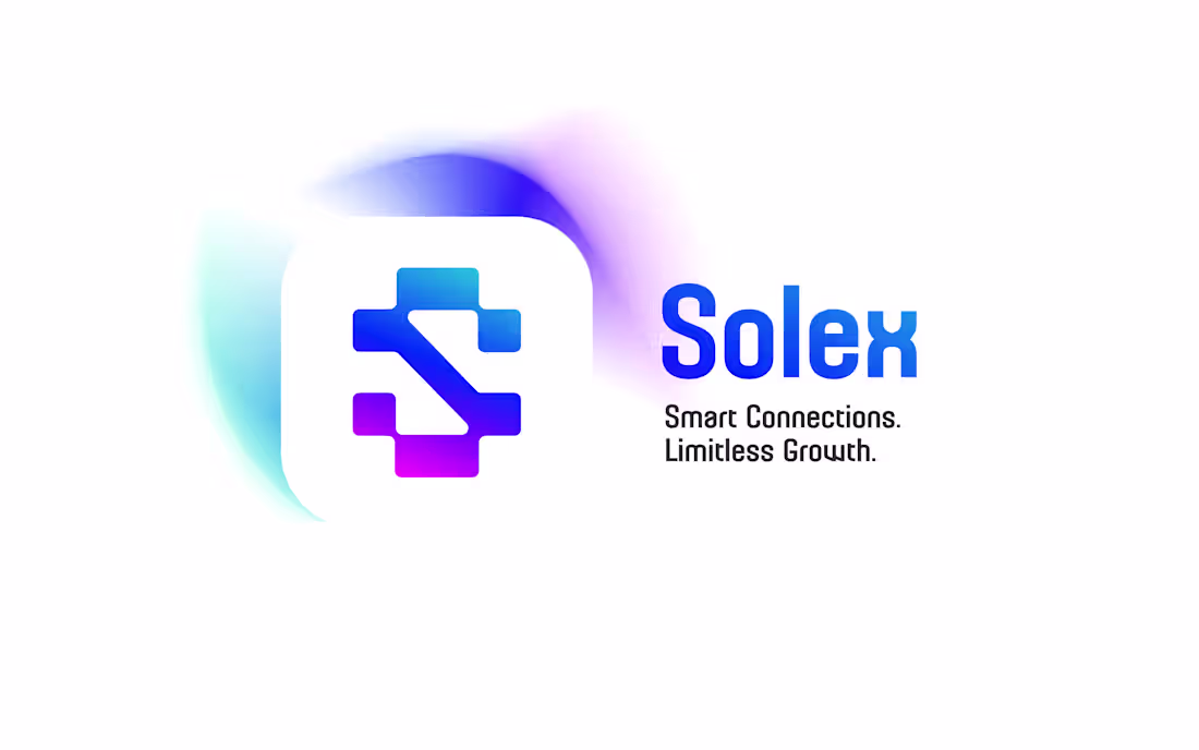 Cover image for Solex. Modern S letter tech logo concept. Better view (https...