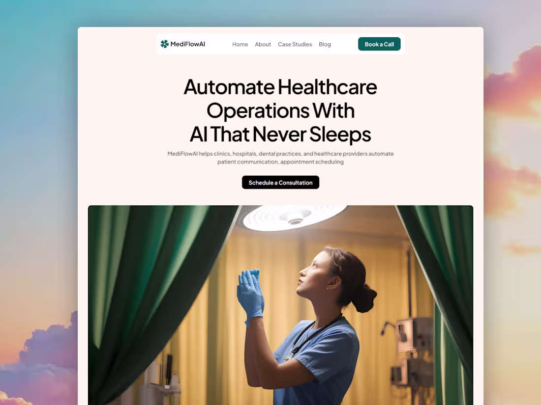 Cover image for MediFlowAI – AI Healthcare &