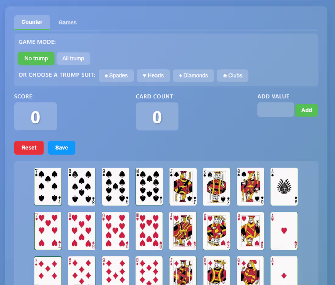 Cover image for My friends and I kept messing up point counting in Belote, s...