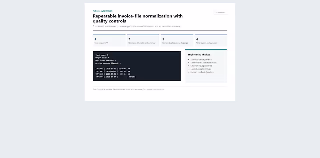 Cover image for Python file automation: input validation,