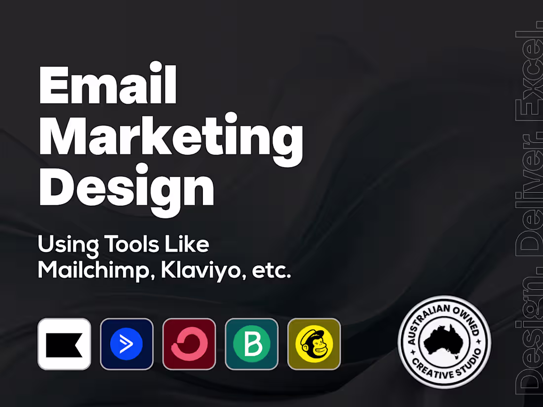 Cover image for Email Marketing Design Using Tools Like Mailchimp, Klaviyo, etc.