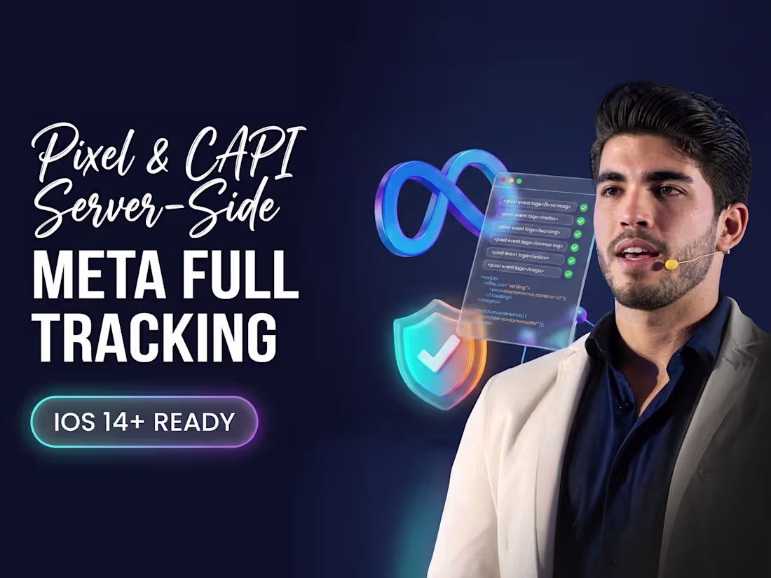 Cover image for Meta Pixel Setup, Conversions API CAPI, and Facebook tracking