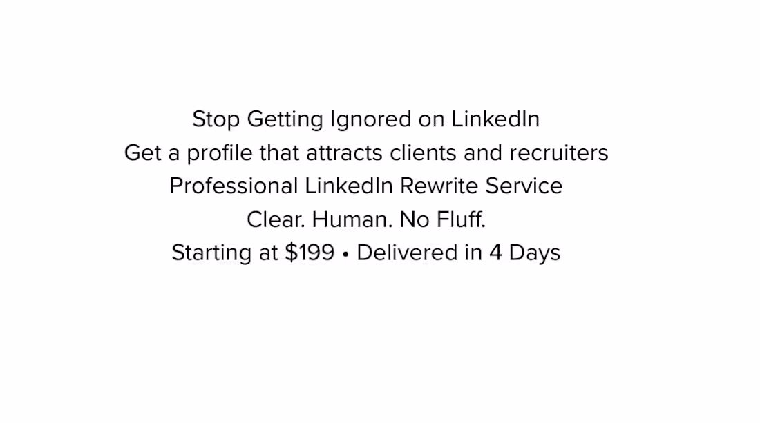 Cover image for LinkedIn Profile Glow-up