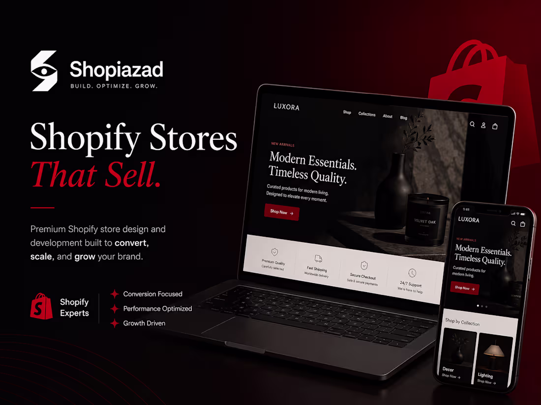 Cover image for Shopify Store Design & Development