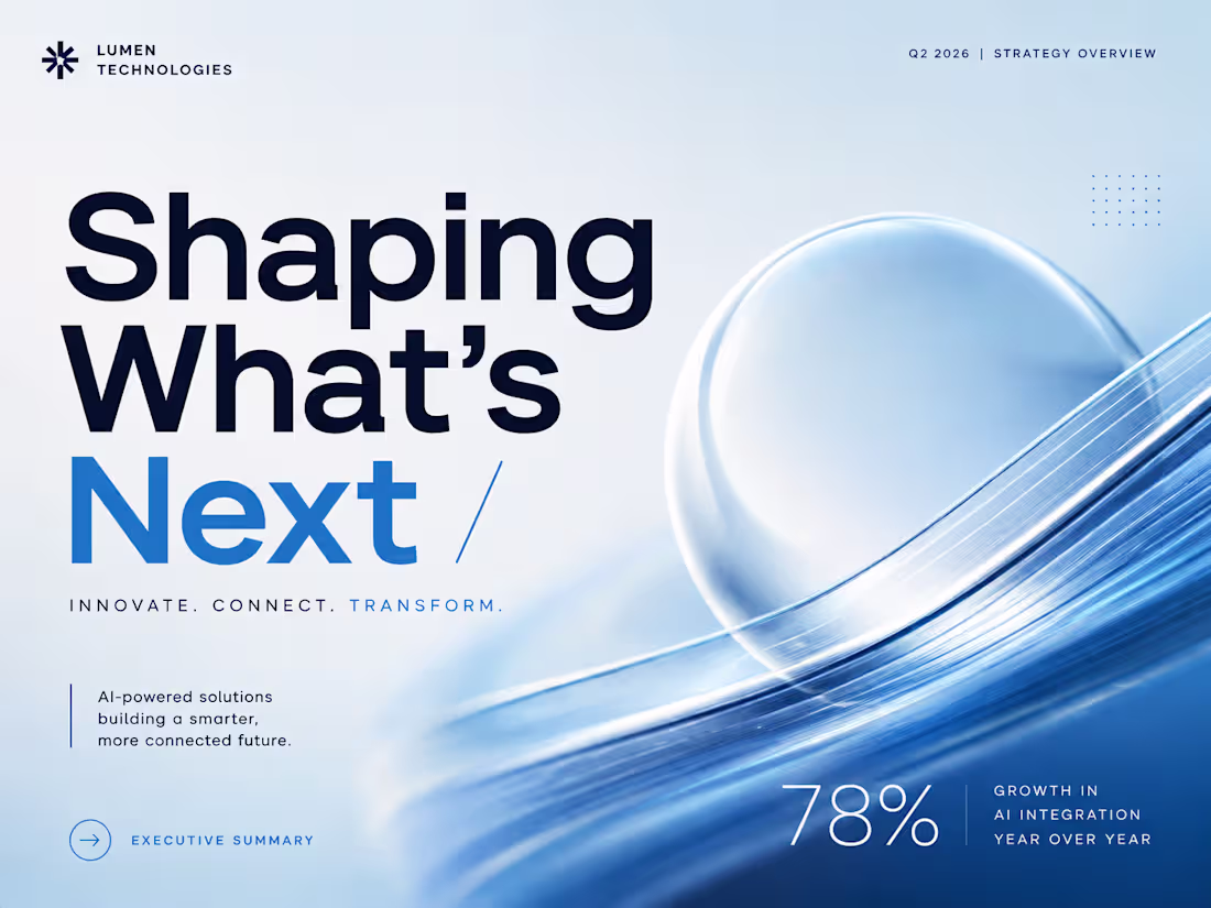 Cover image for Presentation Design