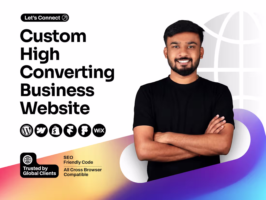 Cover image for I will create a custom high converting business website