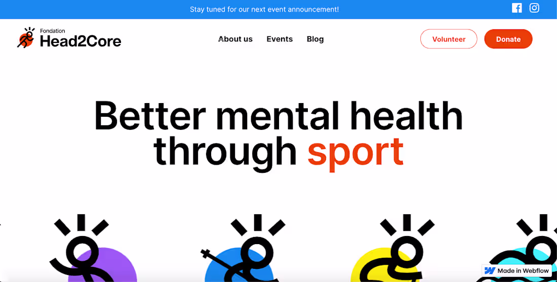 Cover image for Head2Core Webflow Website