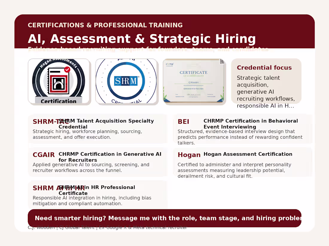 Cover image for Professional Recruiting Certifications