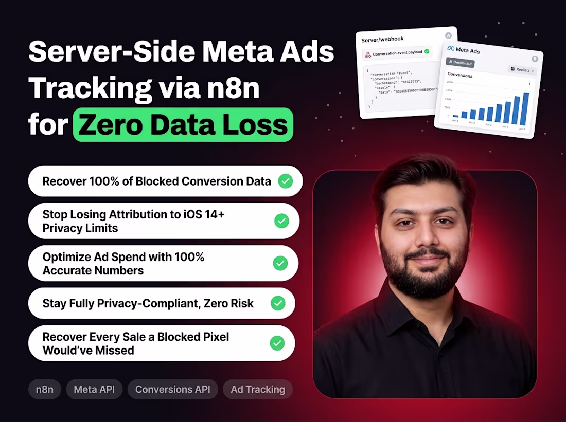 Cover image for n8n workflow that sends server-side