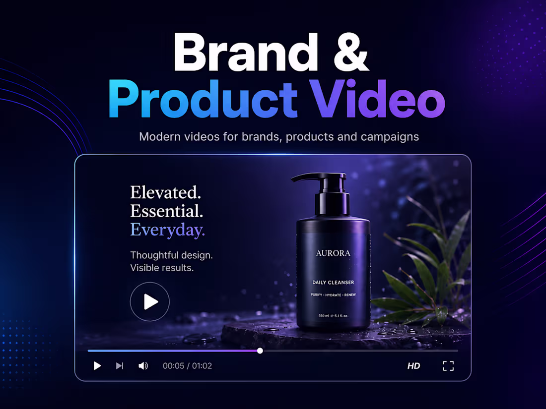 Cover image for Brand & Product Video