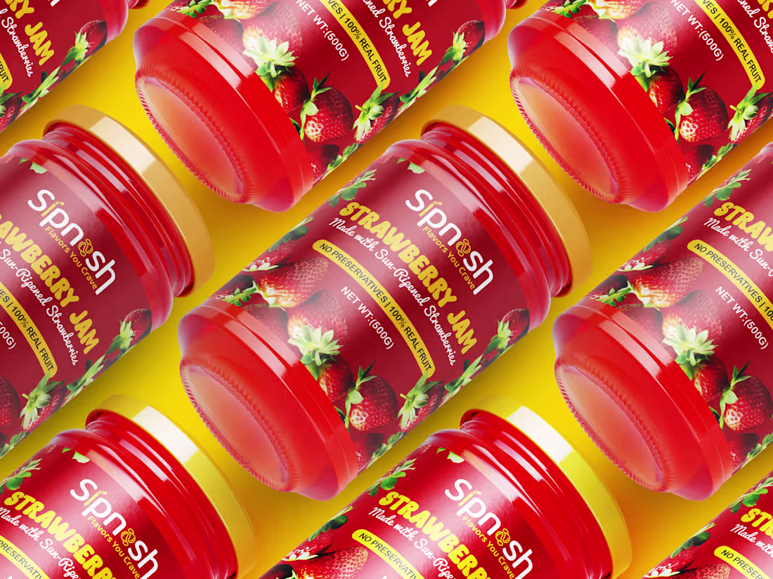 Cover image for Strawberry Jam Label Design