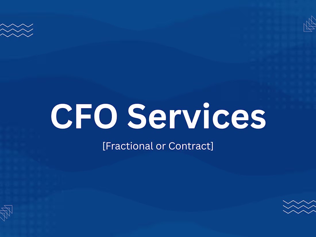 Cover image for CFO Services (Interim, Project or Fractional)
