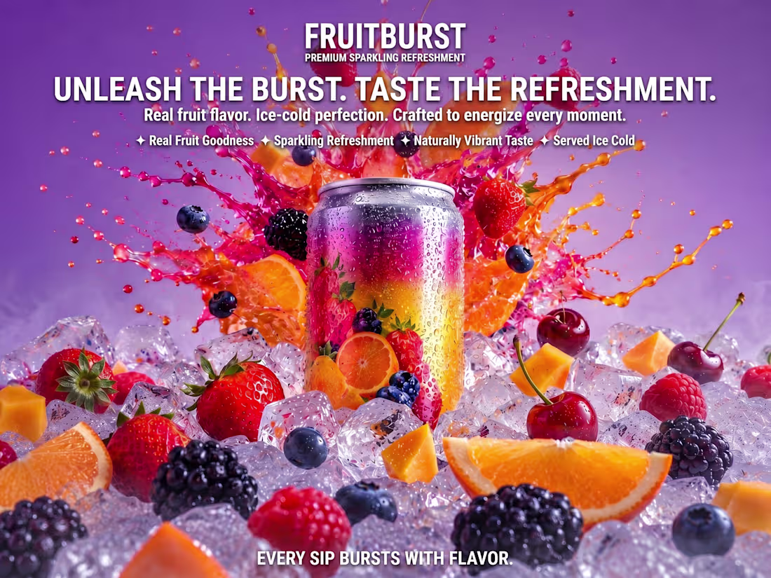 Cover image for Premium Fruit Juice Commercial Advertisement.
A