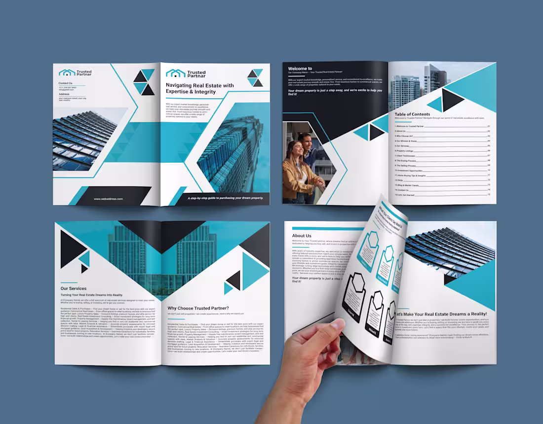 Cover image for Real Estate Portfolio Design | Company Profile Design