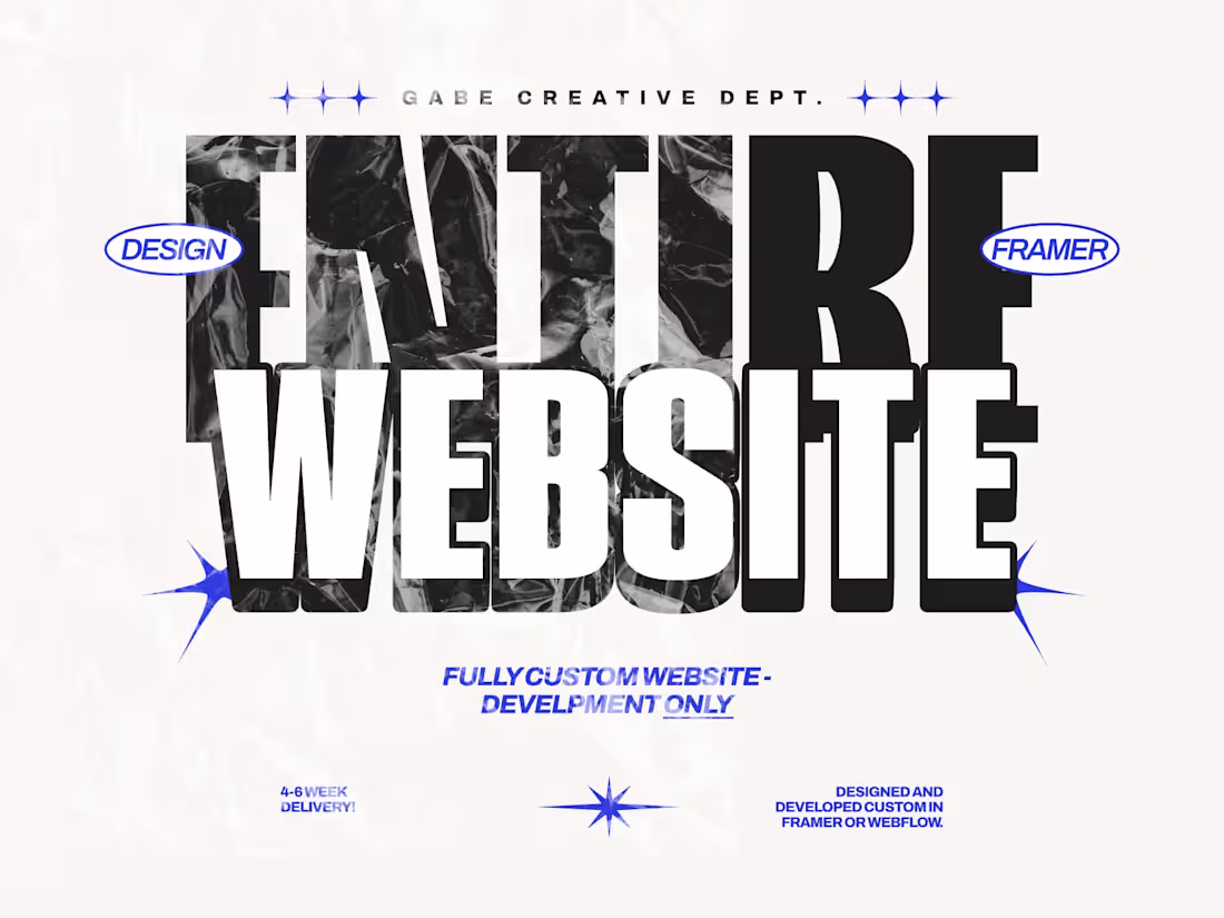 Cover image for Entire Website: Development ONLY
