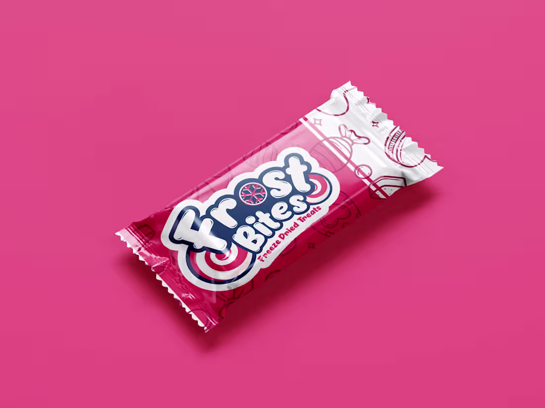 Cover image for Frost Bites Candy Branding Design