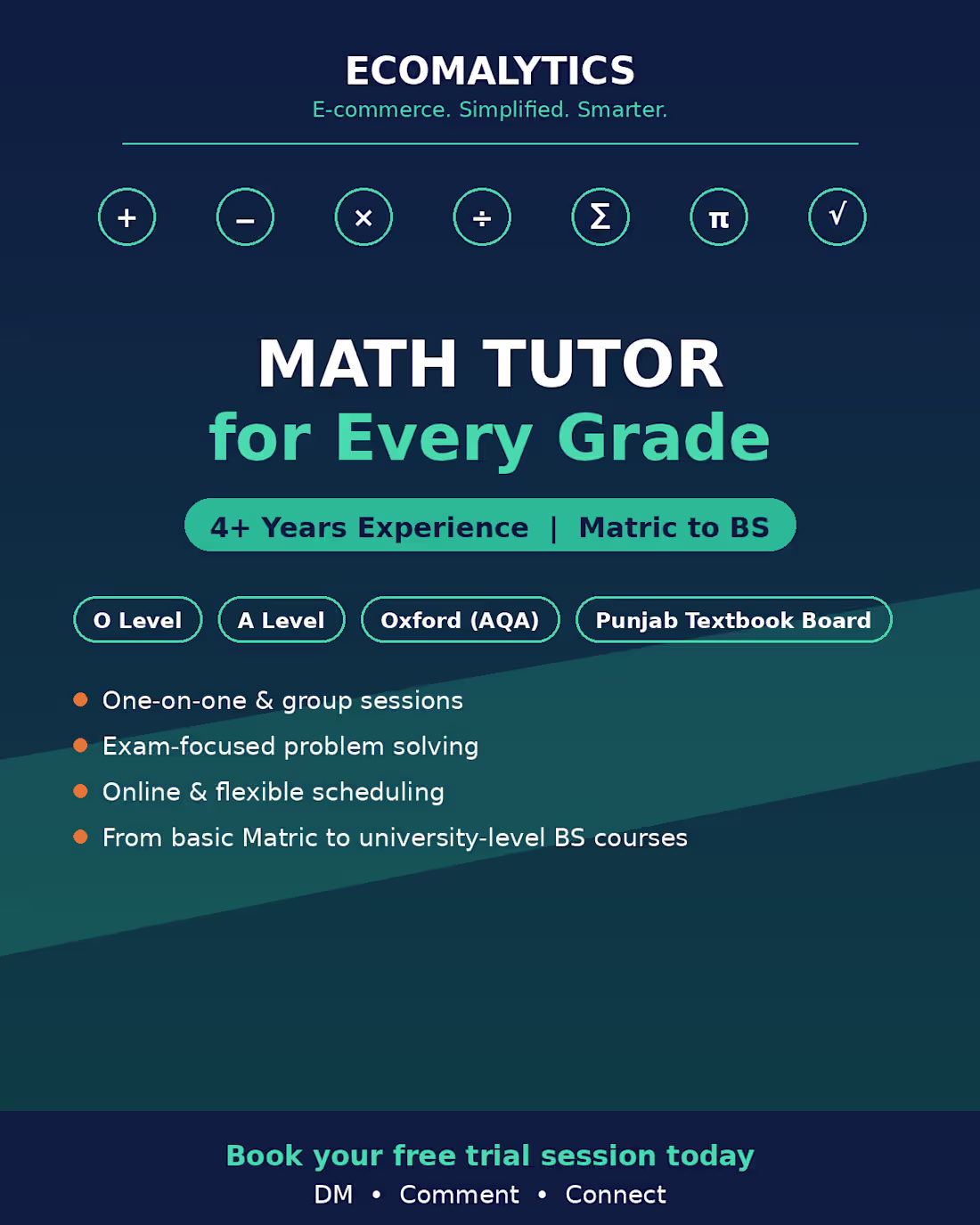 Cover image for Mathematics Online Tutor