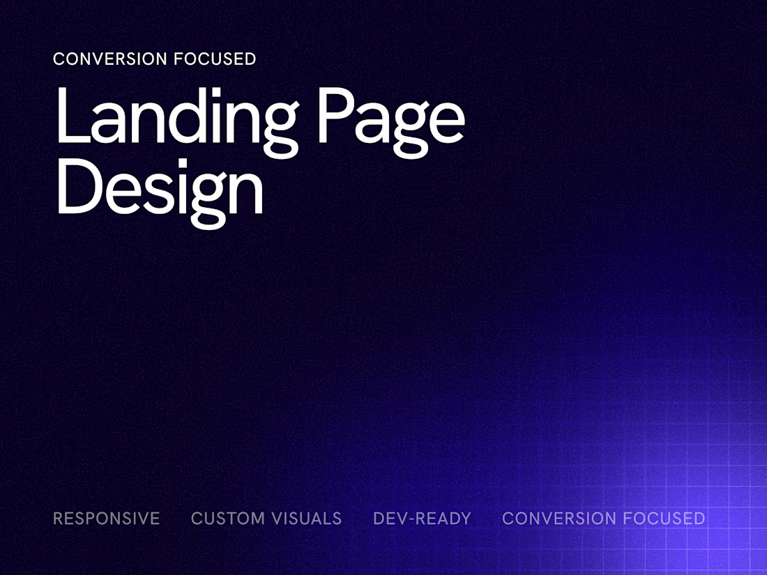 Cover image for Landing Page Design