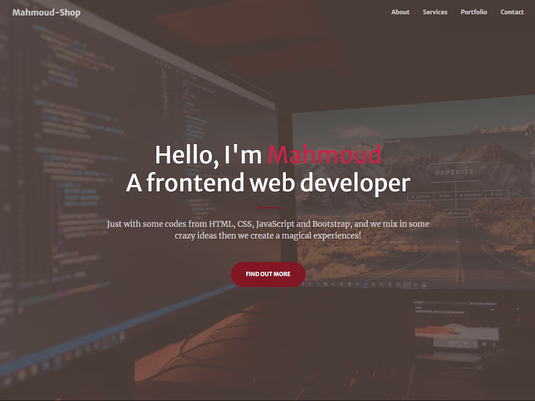 Cover image for Attractive Landing page design