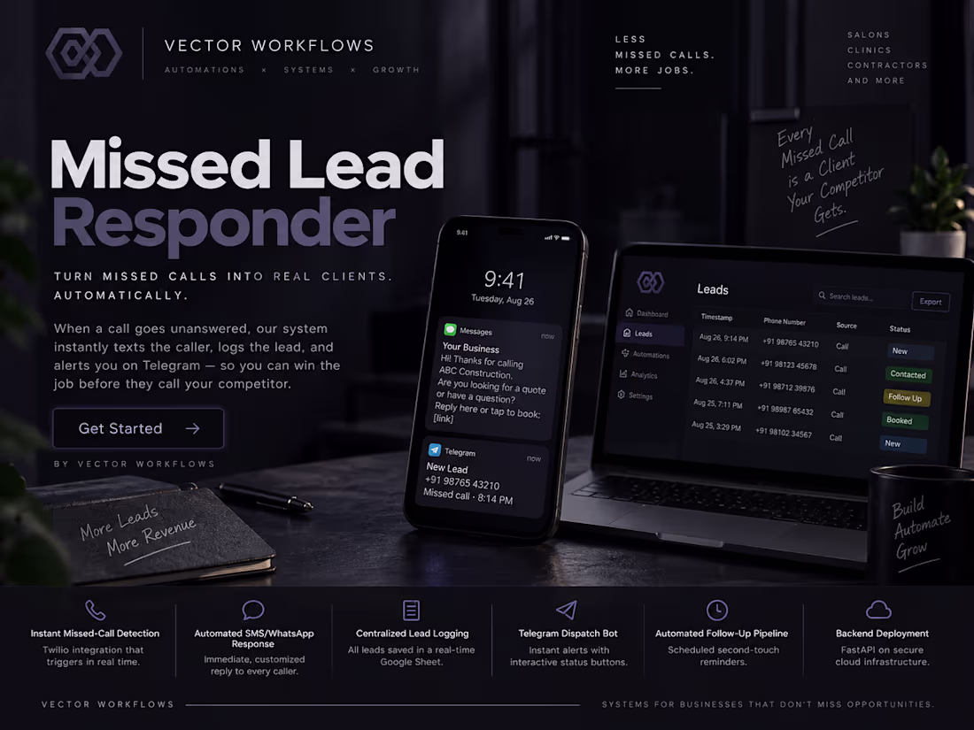 Cover image for Missed Lead Responder