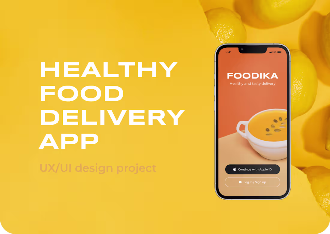 Cover image for Healthy food delivery app