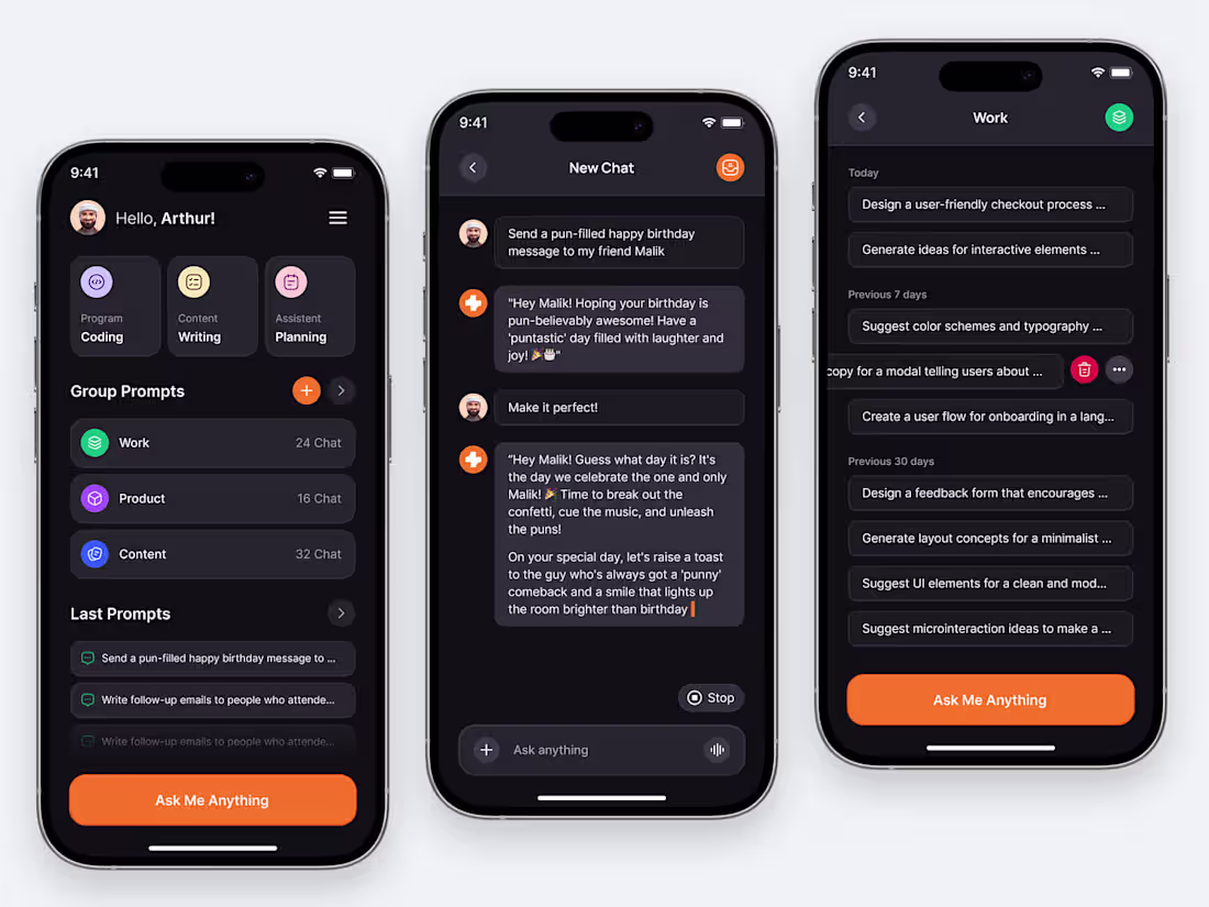 Cover image for You will get a modern Android/iOS App | Swift, Kotlin & Flutter
