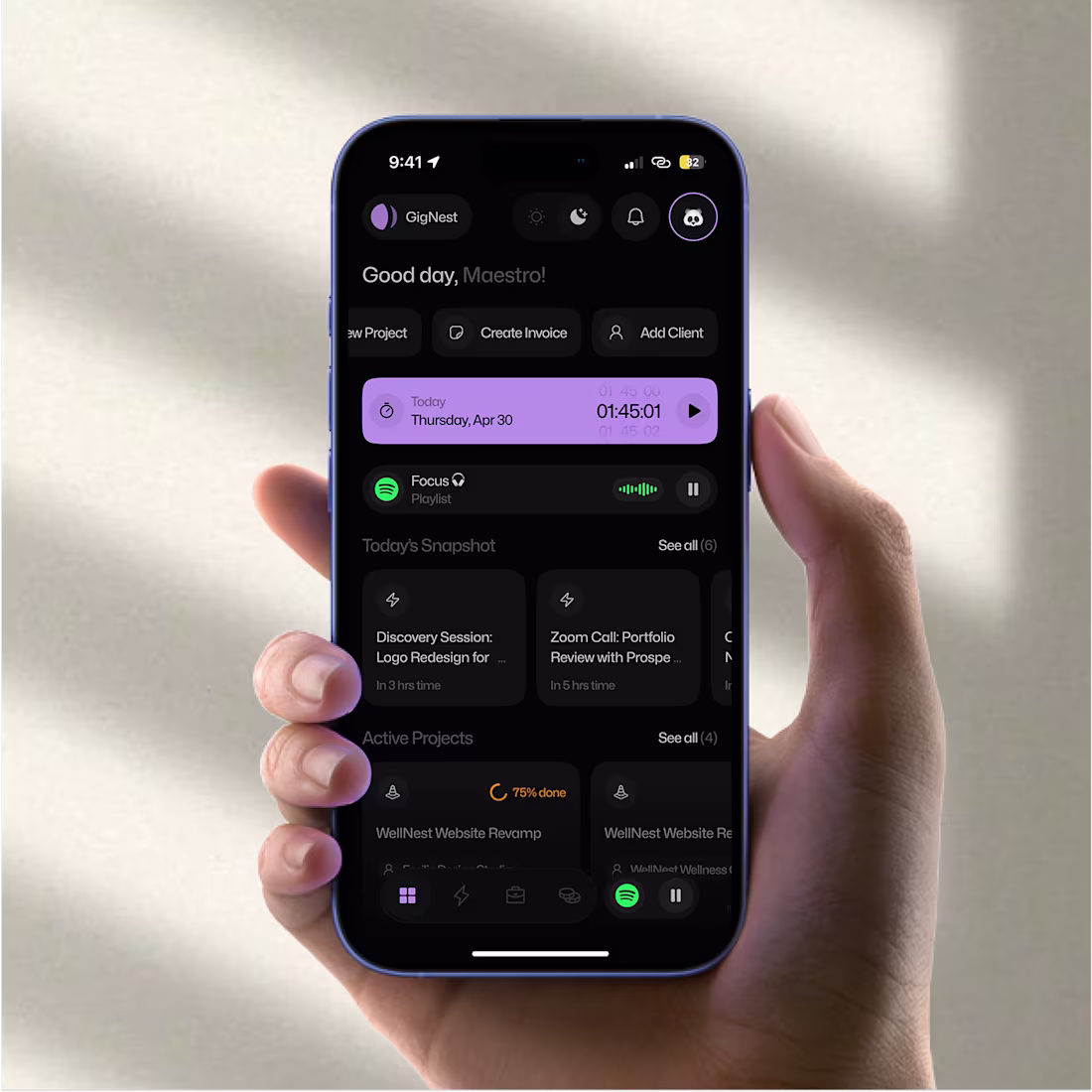 Cover image for GigNest – Manage Freelancing like a pro.