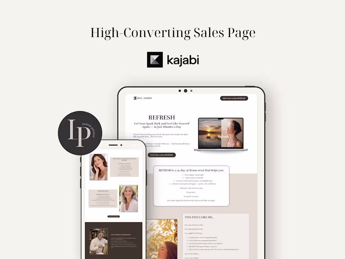 Cover image for Sales Page / Landing Page Build and Design