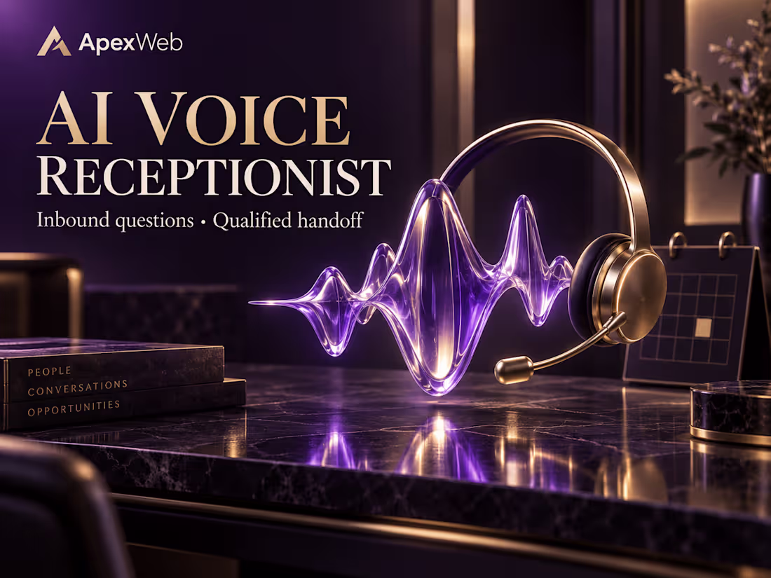 Cover image for Inbound AI Voice Receptionist Pilot