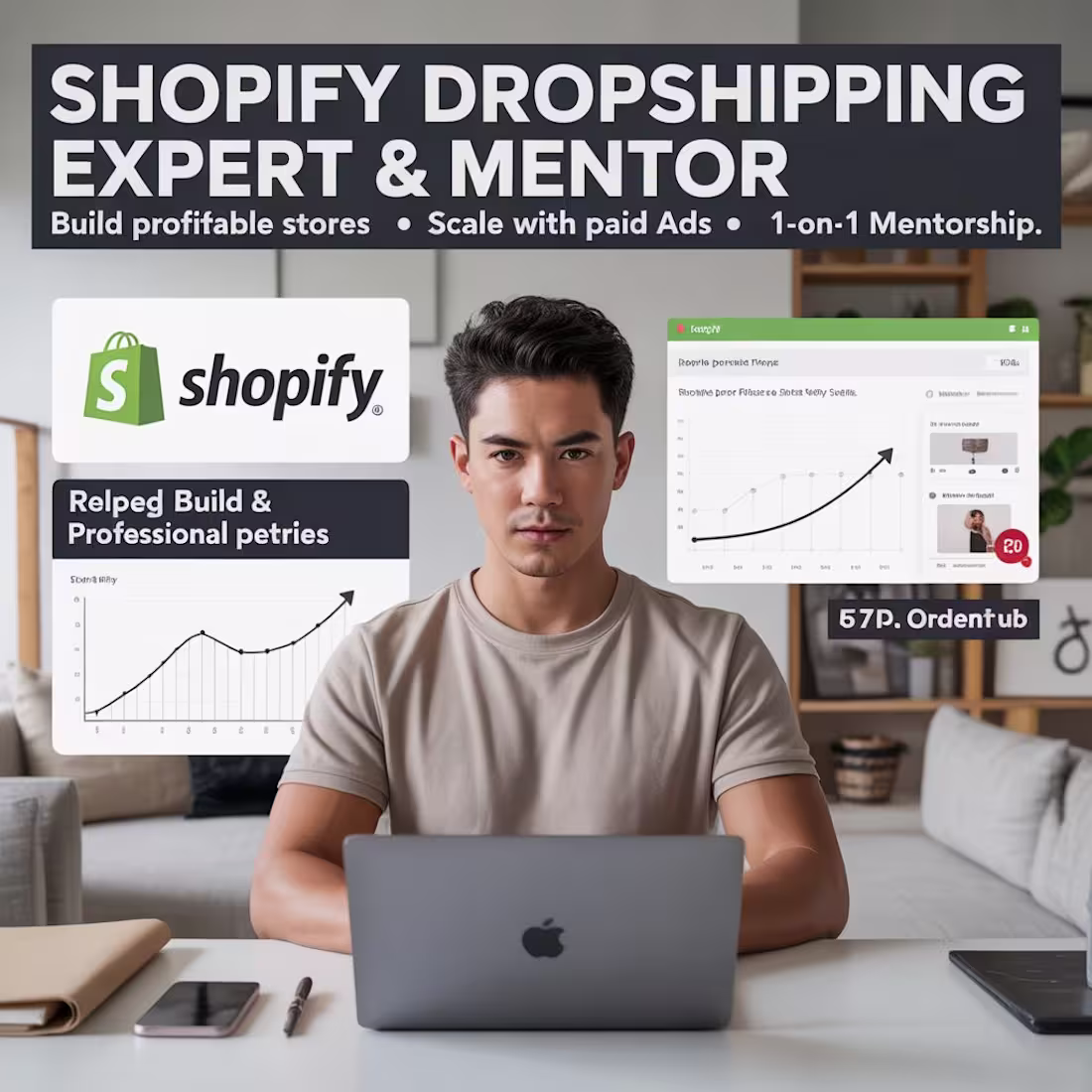 Cover image for Helping Brands Build & Scale Profitable Shopify Stores” Emph...