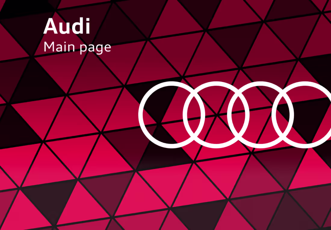 Cover image for Audi (Main page)