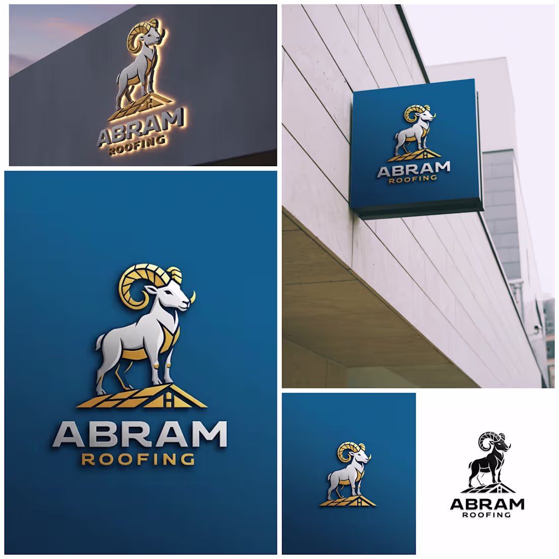 Cover image for Logo design for Abram roofing