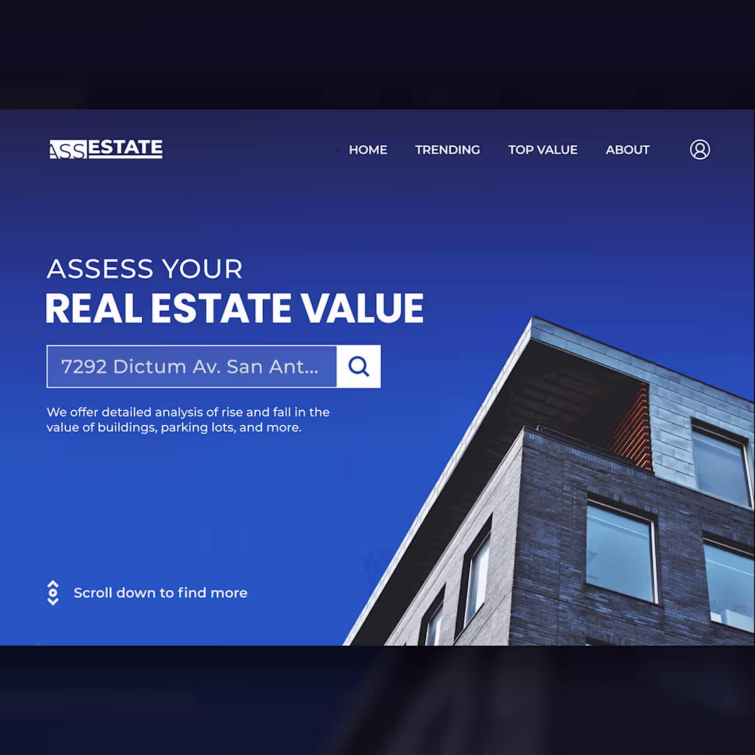 Cover image for ASSESTATE - UI Design for