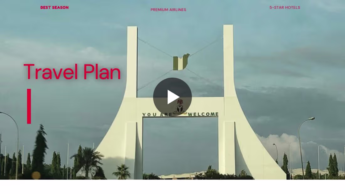 Cover image for Custom Abuja Travel Itinerary for Two