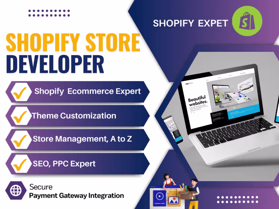 Cover image for Hey! I am design a professional shopify store.