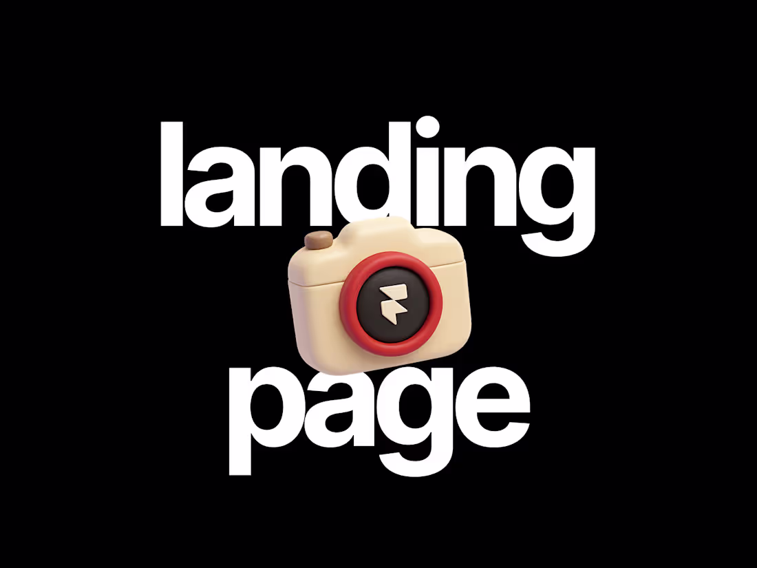 Cover image for Modern Framer Landing Page