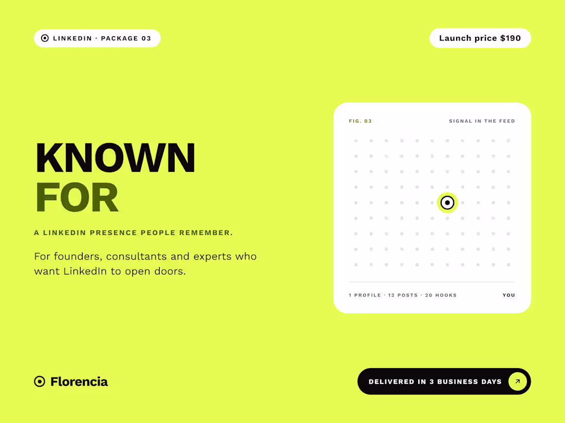 Cover image for Known For: A LinkedIn presence people remember