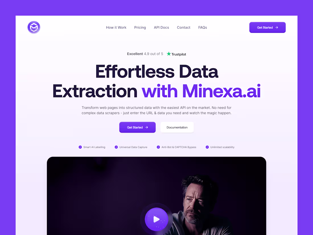Cover image for Minexa.ai — Making Web Data Extraction Feel Simple